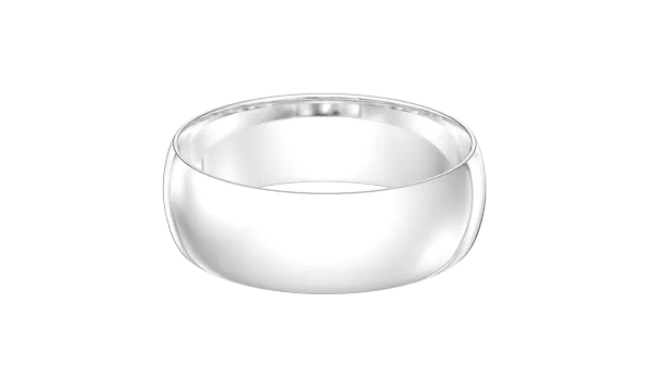 Classic Lightweight Wedding Band (7mm)