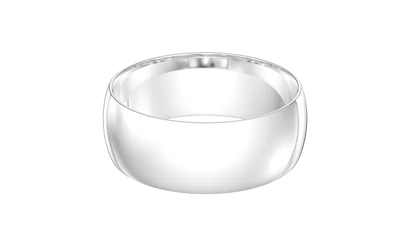 Classic Lightweight Wedding Band (8mm)