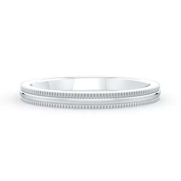 High Dome Coin Edge Band (2mm)