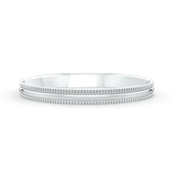High Dome Coin Edge Band (2mm)