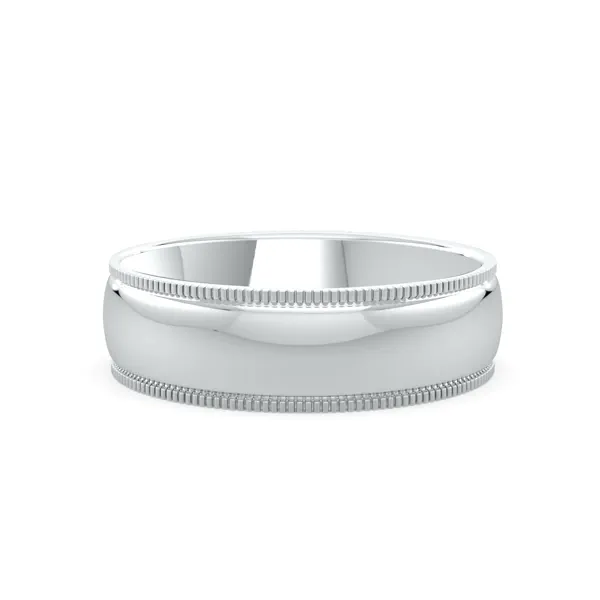 High Dome Coin Edge Band (6mm)