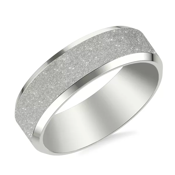 Astra Textured Bevel Band (7mm)