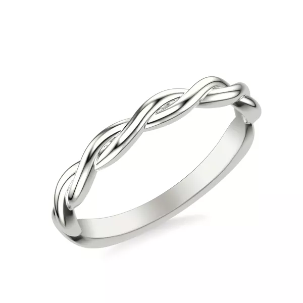 Whitely Twist Wedding Band