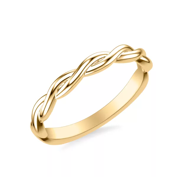 Whitely Twist Wedding Band