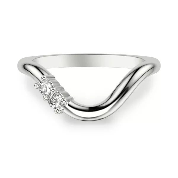 Curvelle Asymmetrical Diamond Band