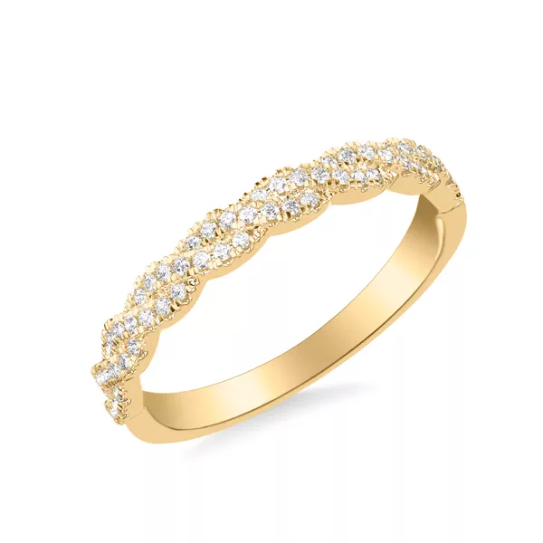 Kayleigh Pavé Diamond Twist Band