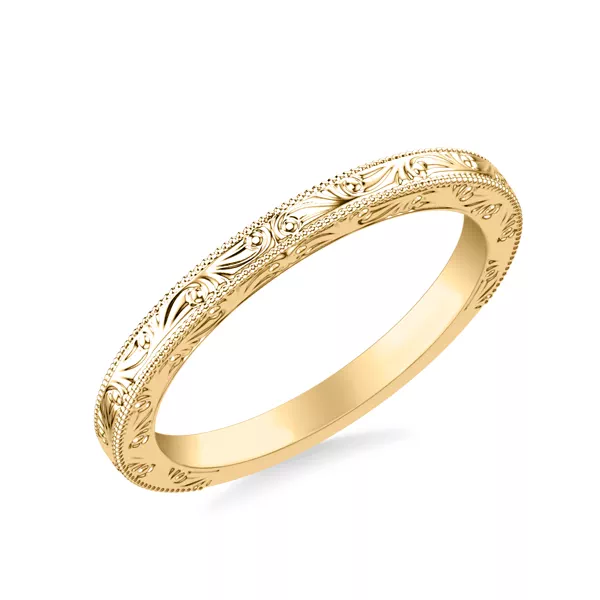 Women’s Wedding Ring Islay Hand-Engraved Band
