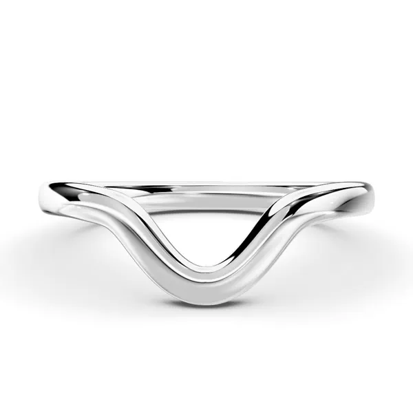 Stacy Wide Curved Wedding Band