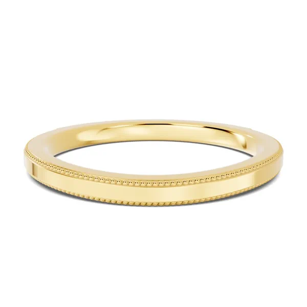 Milgrain Curved Band (1.5mm)