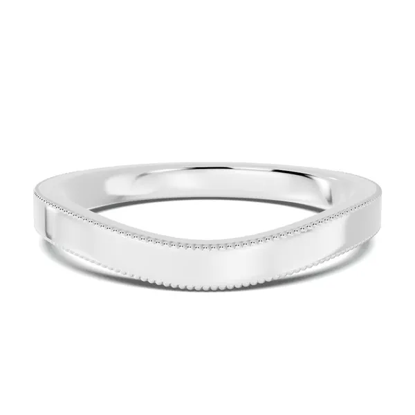 Milgrain Curved Band (2mm)
