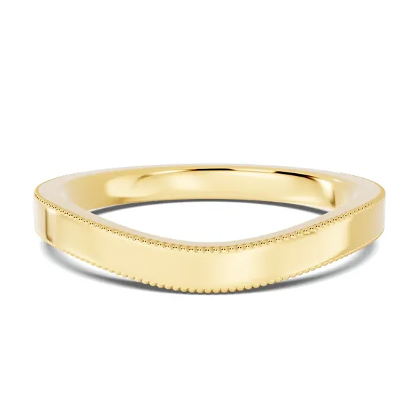 Milgrain Curved Band (2mm)