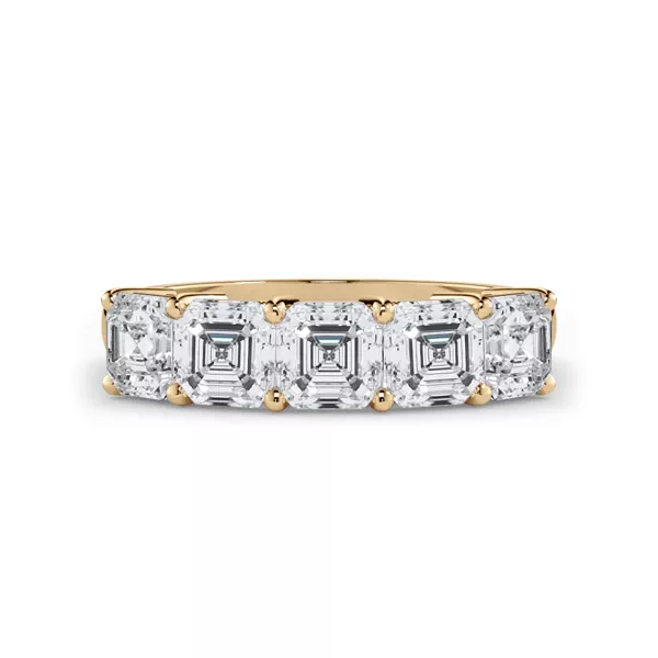 Asscher Cut Lab Diamond 5 Stone Ring (2.00 ct. tw.)