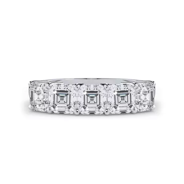 Asscher Cut Lab Diamond 5 Stone Ring (2.00 ct. tw.)
