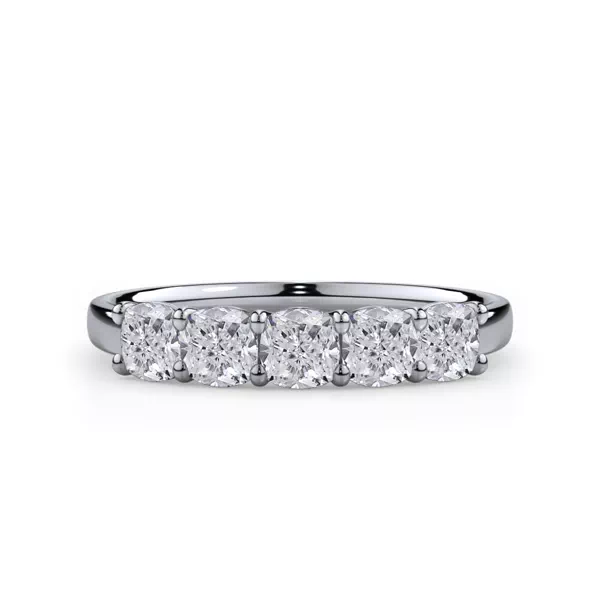 Cushion Cut Lab Diamond 5 Stone Ring (1.00 ct. tw.)