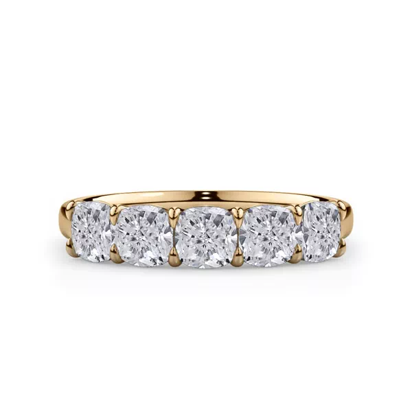 Cushion Cut Lab Diamond 5 Stone Ring (1.50 ct. tw.)