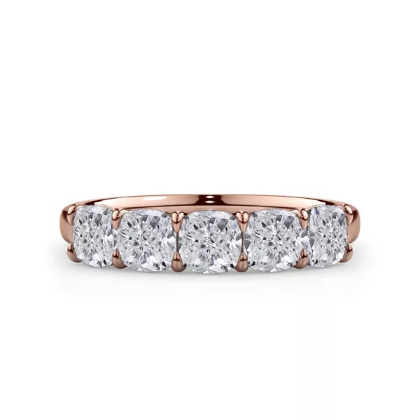 Cushion Cut Lab Diamond 5 Stone Ring (1.50 ct. tw.)