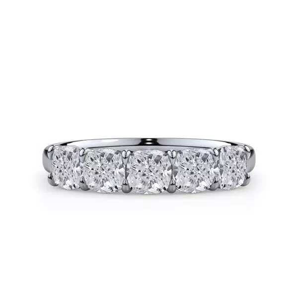 Cushion Cut Lab Diamond 5 Stone Ring (1.50 ct. tw.)