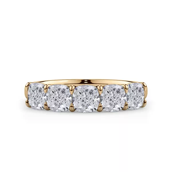 Cushion Cut Lab Diamond 5 Stone Ring (2.00 ct. tw.)