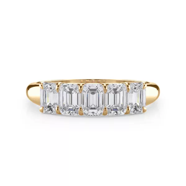 Emerald Cut Lab Diamond 5 Stone Ring (1.00 ct. tw.)