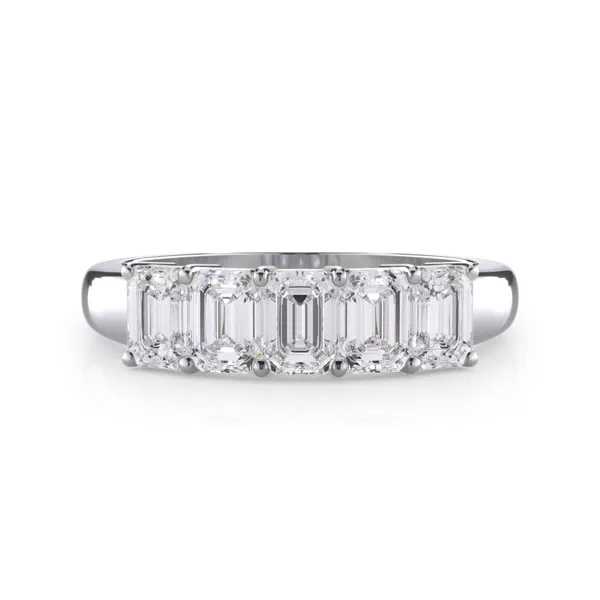 Emerald Cut Lab Diamond 5 Stone Ring (1.50 ct. tw.)