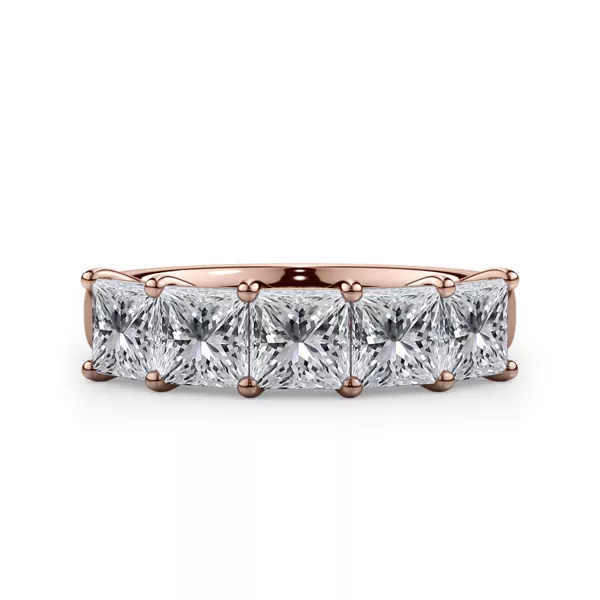 Princess Cut Lab Diamond 5 Stone Ring (2.50 ct. tw.)