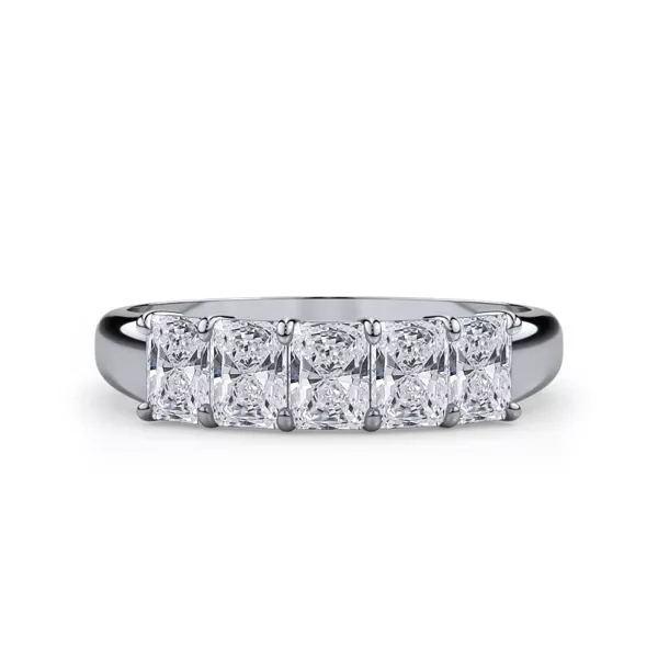 Radiant Cut Lab Diamond 5 Stone Ring (1.00 ct. tw.)