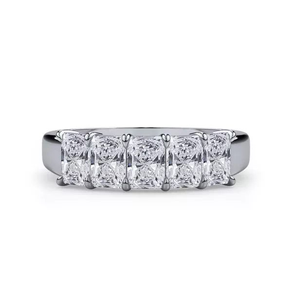 Radiant Cut Lab Diamond 5 Stone Ring (1.50 ct. tw.)
