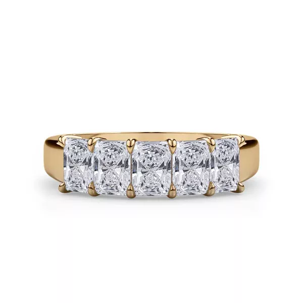 Radiant Cut Lab Diamond 5 Stone Ring (1.50 ct. tw.)