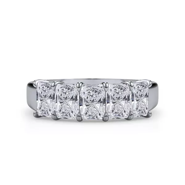 Radiant Cut Lab Diamond 5 Stone Ring (2.00 ct. tw.)