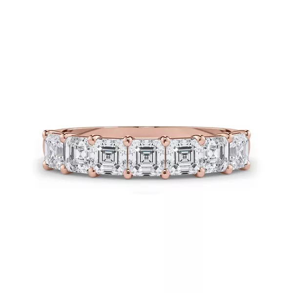 Asscher Cut Lab Diamond 7 Stone Ring (1.00 ct. tw.)