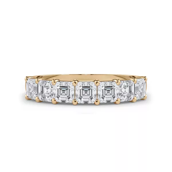 Asscher Cut Lab Diamond 7 Stone Ring (1.00 ct. tw.)