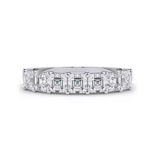 Asscher Cut Lab Diamond 7 Stone Ring (1.00 ct. tw.)