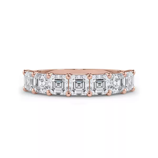 Asscher Cut Lab Diamond 7 Stone Ring (1.50 ct. tw.)