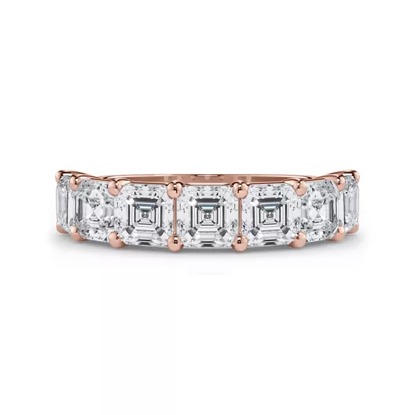 Asscher Cut Lab Diamond 7 Stone Ring (3.00 ct. tw.)