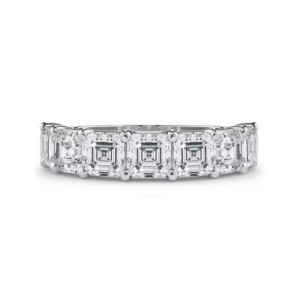 Asscher Cut Lab Diamond 7 Stone Ring (3.00 ct. tw.)