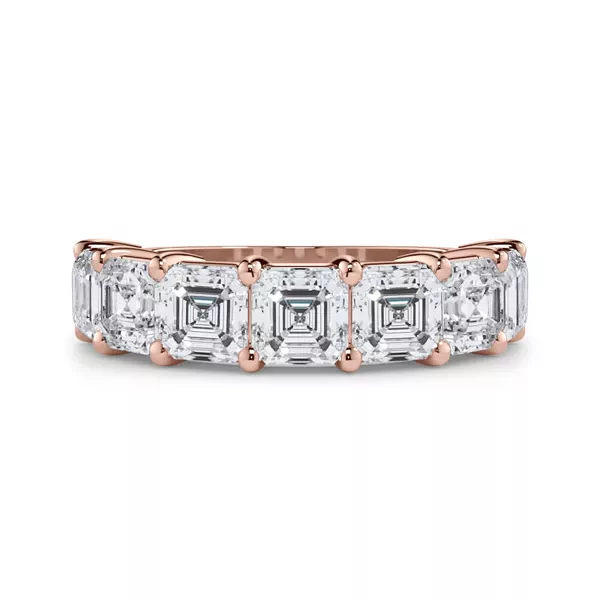 Asscher Cut Lab Diamond 7 Stone Ring (3.50 ct. tw.)