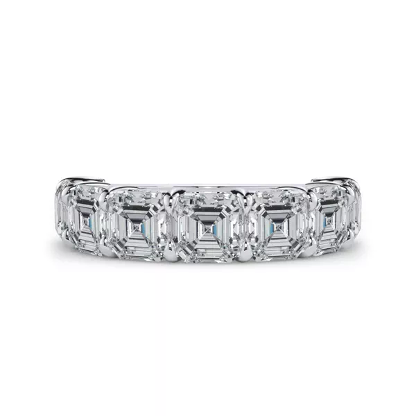 Asscher Cut Lab Diamond 7 Stone Ring (5.00 ct. tw.)