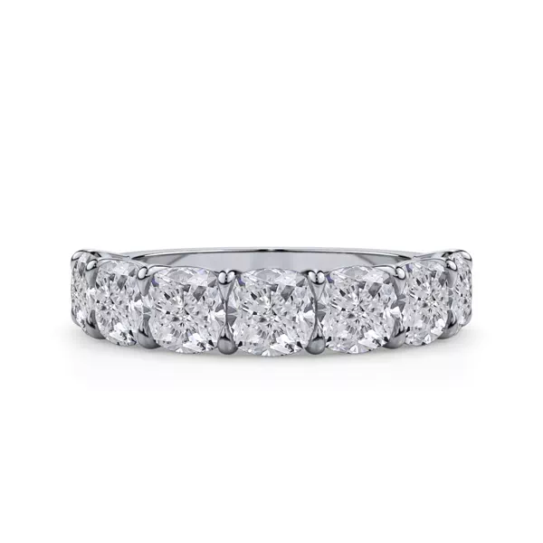 Cushion Cut Lab Diamond 7 Stone Ring (3.50 ct. tw.)