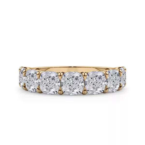 Cushion Cut Lab Diamond 7 Stone Ring (3.50 ct. tw.)
