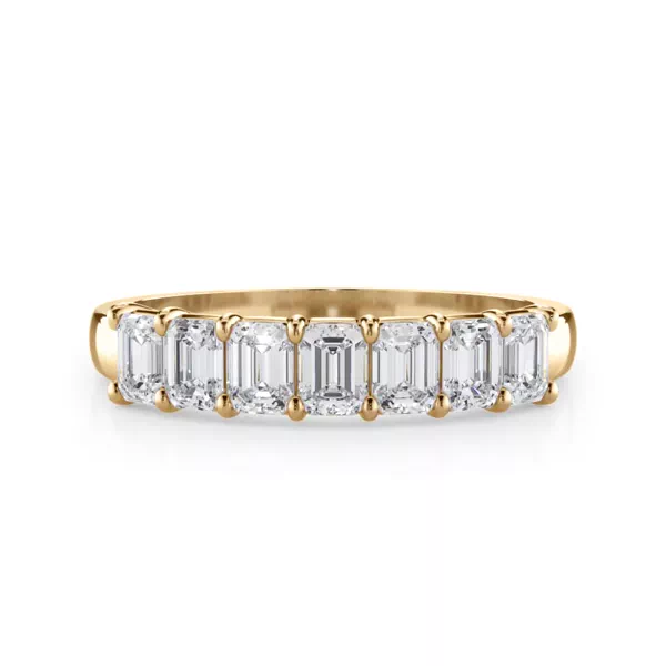 Emerald Cut Lab Diamond 7 Stone Ring (1.00 ct. tw.)