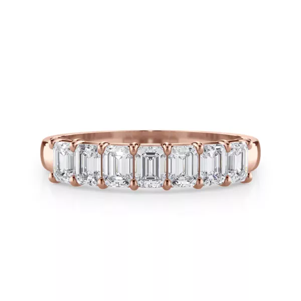 Emerald Cut Lab Diamond 7 Stone Ring (1.00 ct. tw.)