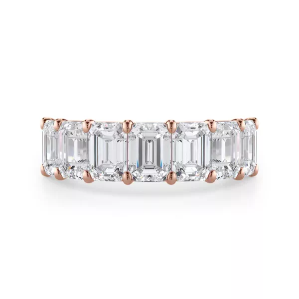 Emerald Cut Lab Diamond 7 Stone Ring (3.50 ct. tw.)