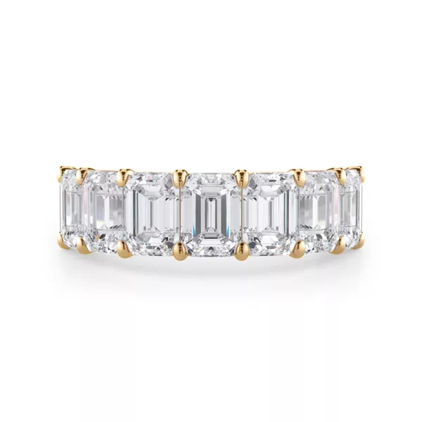 Emerald Cut Lab Diamond 7 Stone Ring (3.50 ct. tw.)