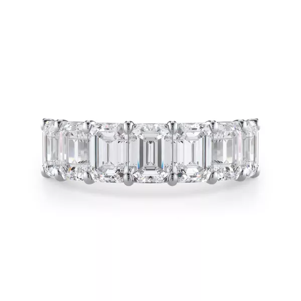Emerald Cut Lab Diamond 7 Stone Ring (3.50 ct. tw.)