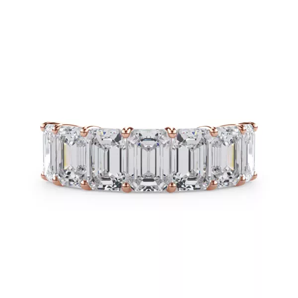 Emerald Cut Lab Diamond 7 Stone Ring (5.00 ct. tw.)