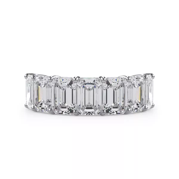 Emerald Cut Lab Diamond 7 Stone Ring (5.00 ct. tw.)
