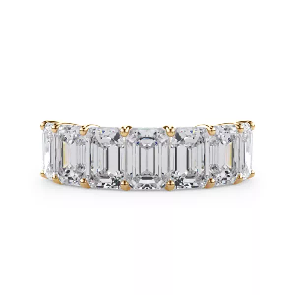 Emerald Cut Lab Diamond 7 Stone Ring (5.00 ct. tw.)
