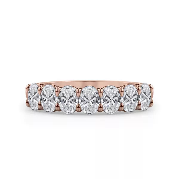 Oval Cut Lab Diamond 7 Stone Ring (1.00 ct. tw.)