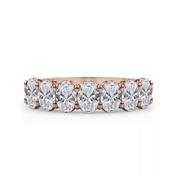 Oval Cut Lab Diamond 7 Stone Ring (1.50 ct. tw.)