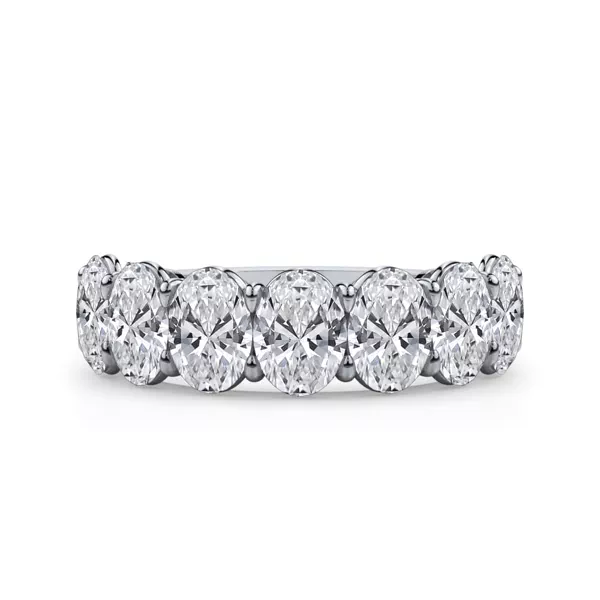 Oval Cut Lab Diamond 7 Stone Ring (3.00 ct. tw.)